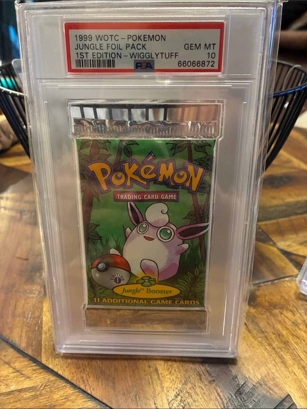 Pokemon Jungle Wigglytuff Foil Booster Pack- PSA10